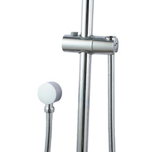 Finn Round Thin Twin Rail Shower